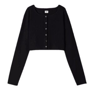 Aritzia Black Izzy Cardigan